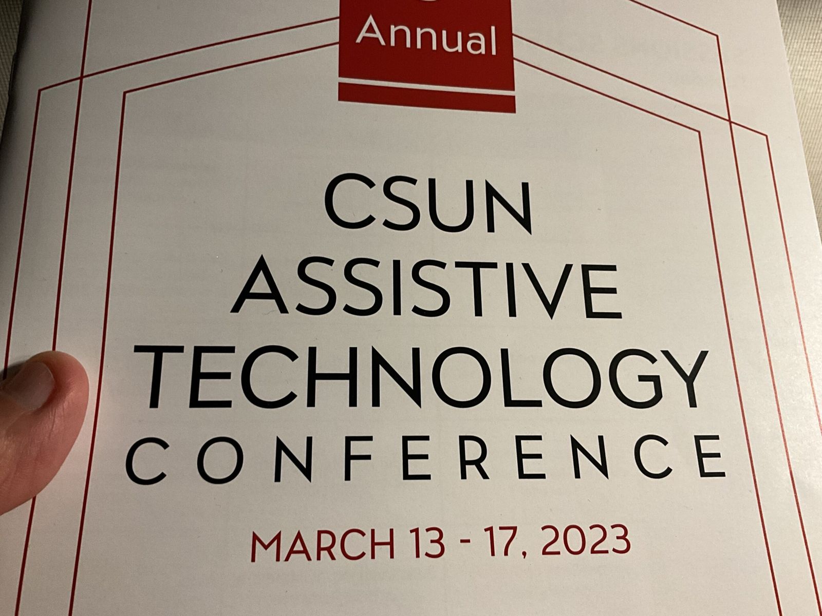 Day 02 - CSUN Conference, Day 1
