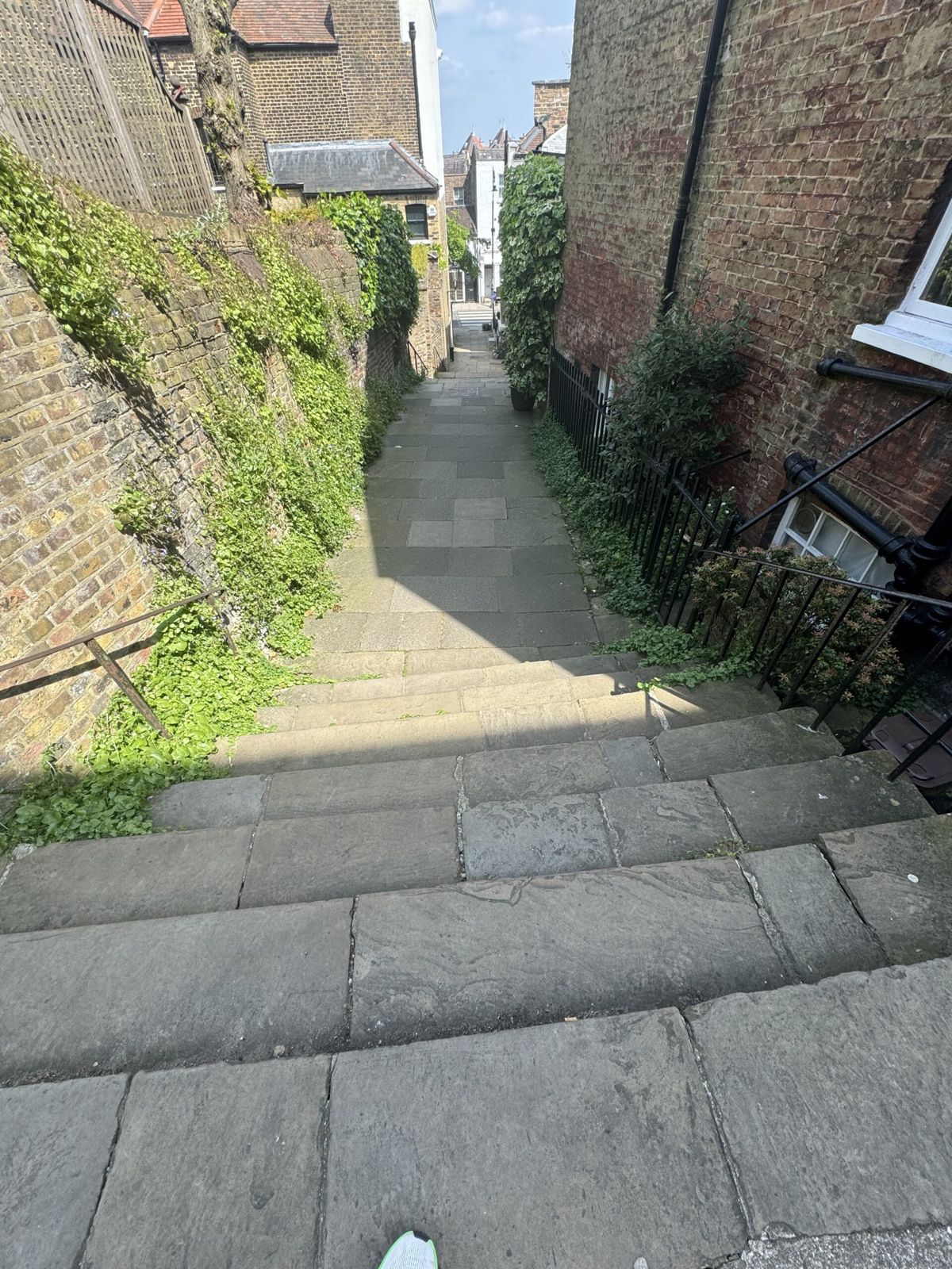 Grand staircase between level sin Hampstead