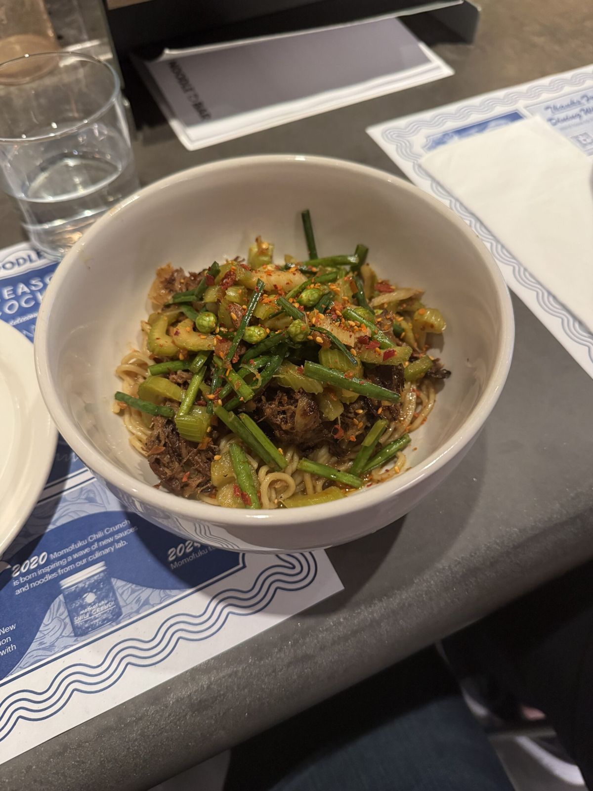 Chilli beef noodles